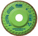 120 Grit 4-1/2" Dia 5/8"-11 Bore Abrasive Flap Disk Type 29 Zirconia