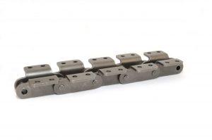 10 feet Long ANSI Standard Roller Chain Attachment Chain C2060 Pitch Carbon Steel E8LP Heavy Series K2