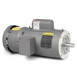 .33 HP 1800 RPM 1 Phase 60HZ 56C TEFC Footless AC Electric Motor Brakemotor