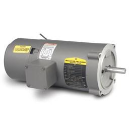 .25 HP 1800 RPM 3 Phase 60HZ 56C TENV Footless AC Electric Motor Brakemotor