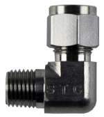 1/2" NPT 1/2" OD Air Fitting Compression Fitting Male Elbow Pneumatic Stainless Steel