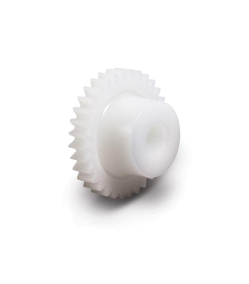 28 Teeth, 32 diametral pitch, plastic, Spur gear, Stock Bore