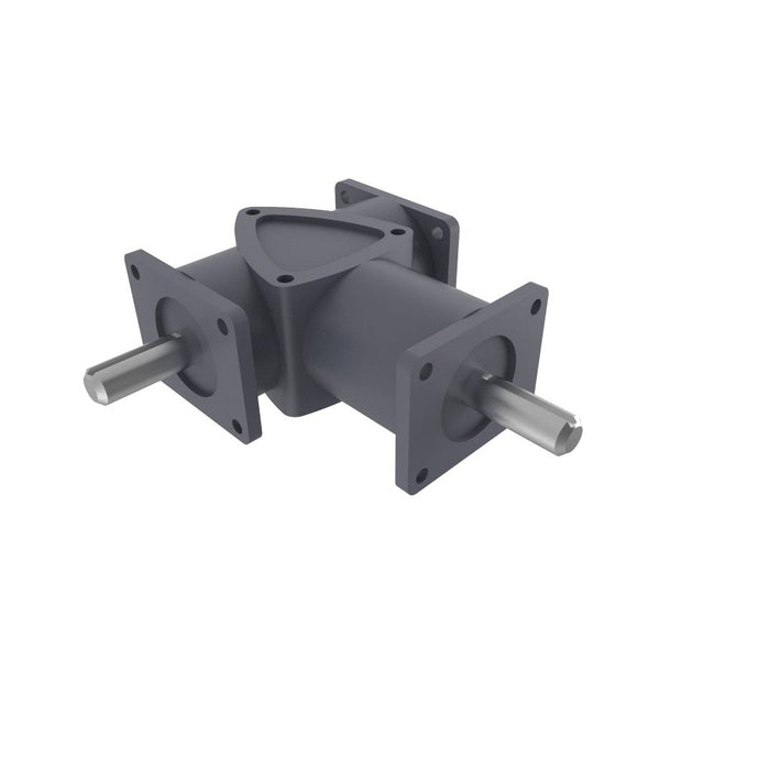 2:1 gear ratio, 3-Way, Bevel Gear Speed reducer, Single Reduction Speed reducer