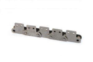 10 feet Long ANSI Standard Roller Chain Attachment Chain C2080 Pitch Carbon Steel E4L Heavy Series SA2