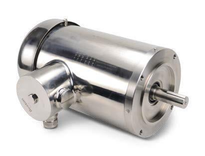 145TC 2 horsepower 208-230/460 3 Phase AC Motor Electric Motor Stainless Steel totally enclosed fan cooled