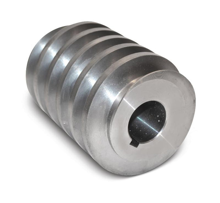 8 diametral pitch Double Thread Keyed Left Hand Steel Worm Gear