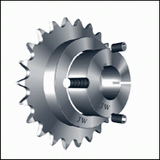 18 Teeth 60 Pitch Accepts 1610 Bushing roller chain sprocket hub on one side Single Strand Taper Bushed Bore