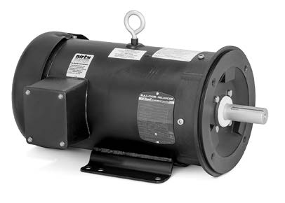 1 HP 1800 RPM 3 Phase 60HZ 143TC TEFC Footless AC Electric Motor Severe Duty