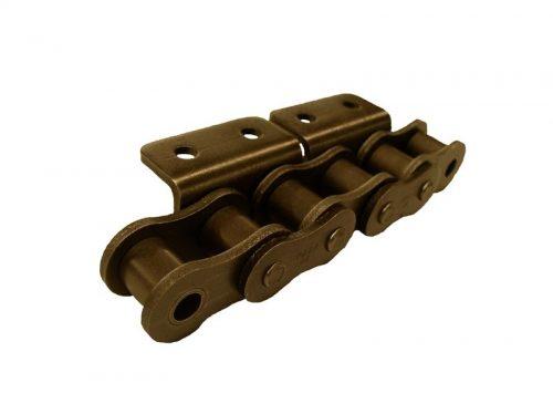 100 feet Long 60 Pitch ANSI Standard Roller Chain Attachment Chain E4LP Solid Bushing Stainless Steel WA-2