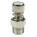 3/8 inch NPT Air Fitting Flow Control Muffler Plated Brass 