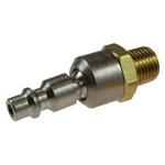 3/8 inch Body 3/8 inch NPT Ball Swivel Connectors Industrial Interchange 