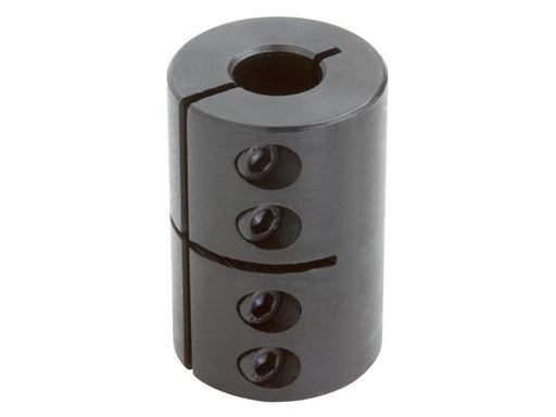 1 inch ID 1-3/8 inch ID Black Oxide One Piece Clamping Shaft Coupling