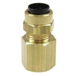 1/4 inch OD 1/8 inch NPT Air Fitting Compression Fitting Female Connector Plastic 