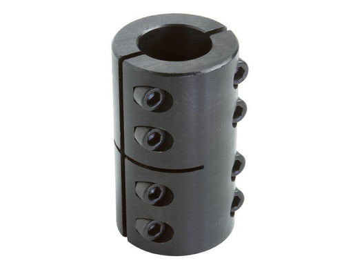 15mm ID Black Oxide Shaft Coupling Two Piece Clamping