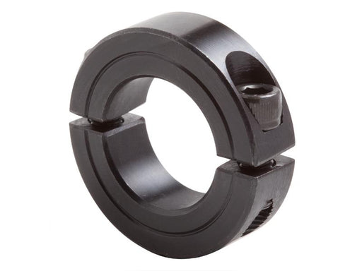 3/8 inch ID Black Oxide Shaft Collar Two Piece Clamping