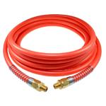 200 feet Long 3/8 inch ID Air Hose No Fitting Orange PVC Straight Hose