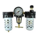 1/2 inch NPT Air Filter Regulator Lubricator None Tamperproof