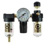 1/4 inch NPT Air Filter Regulator Lubricator Gauge 