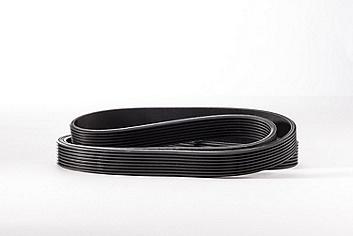 3/32 inch Top Width 4 Ribs 40 inch Long J Section Micro-V Smooth V-Belt