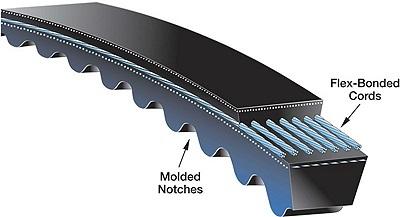 1 Strand 13mm Top Width 1525mm Long Metric-Power Notched V-Belt XPA Section