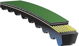 1 Strand 106 inch Long 5/8 inch Top Width 5V Section Notched Super HC XP V-Belt