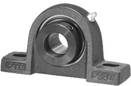 Cast Iron Housing Eccentric Locking Pillow Block Steel Bearing Wide Inner Race