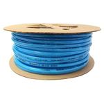 1/2 inch ID 50 feet Long Air Hose No Fitting Polyurethane Reusable Fitting Straight Hose Transparent Blue