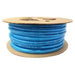 1/2 inch ID 1/2 inch NPT Rigid 25 feet Long Air Hose Polyurethane Reusable Fitting Straight Hose Transparent Blue