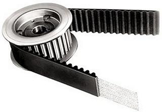 Timing belt outlet sprockets