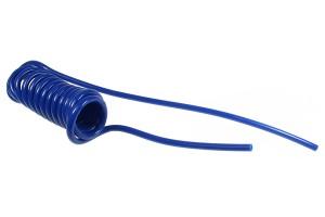 10 feet Long 5/32 inch ID Air Hose Coiled Hose Dark Blue No Fitting Polyurethane