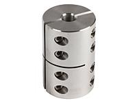2 inch Max Bore Shaft Coupling Stainless Steel Two Piece Clamping
