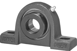 Cast Iron Housing Eccentric Locking Narrow Inner Race Pillow Block Steel Bearing