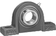 Cast Iron Housing Narrow Inner Race Pillow Block Set Screw Locking Steel Bearing