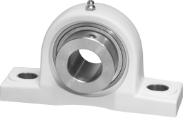 Eccentric Locking Pillow Block Stainless Steel Bearing Thermoplastic Housing Wide Inner Race