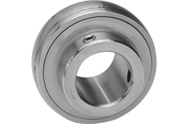 Bearing insert IP69K Set Screw Locking Spherical OD Stainless Steel Bearing Wide Inner Race