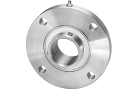 4 Bolt Piloted flange IP69K Set Screw Locking Stainless Steel Bearing Stainless Steel Housing Wide Inner Race