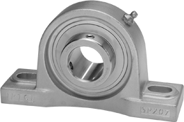 IP69K Pillow Block Set Screw Locking Stainless Steel Bearing Stainless Steel Housing Wide Inner Race