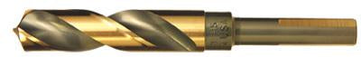 135 degree Split Point 7/8" High Speed Steel Magnum Reduced Shank Drill Twist Drill