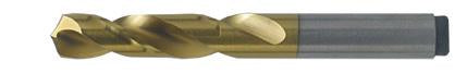 135 degree Split Point 9/32" M42 Cobalt Screw Machine Length Drill Titanium Nitride Twist Drill