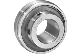 216-80mm Diameter Bearing insert Set Screw Locking Spherical OD Steel Bearing Wide Inner Race