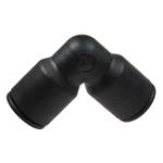 4mm OD 5/32 inch OD Air Fitting Plastic Push-to-Connect Union Elbow