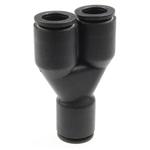 10mm OD Air Fitting Plastic Push-to-Connect Union Y Union